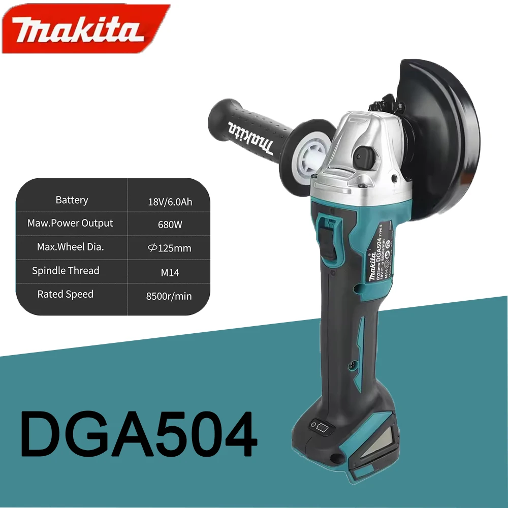 Makita DGA504 18V 6.0Ah 125mm Brushless Lithium Battery Angle Grinder Rechargeable Cutting Machine Multi-functional All-in-one B
Makita DGA504 18V 6.0Ah 125mm Brushless Lithium Battery Angle Grinder Rechargeable Cutting Machine Multi-functional All-in-one B