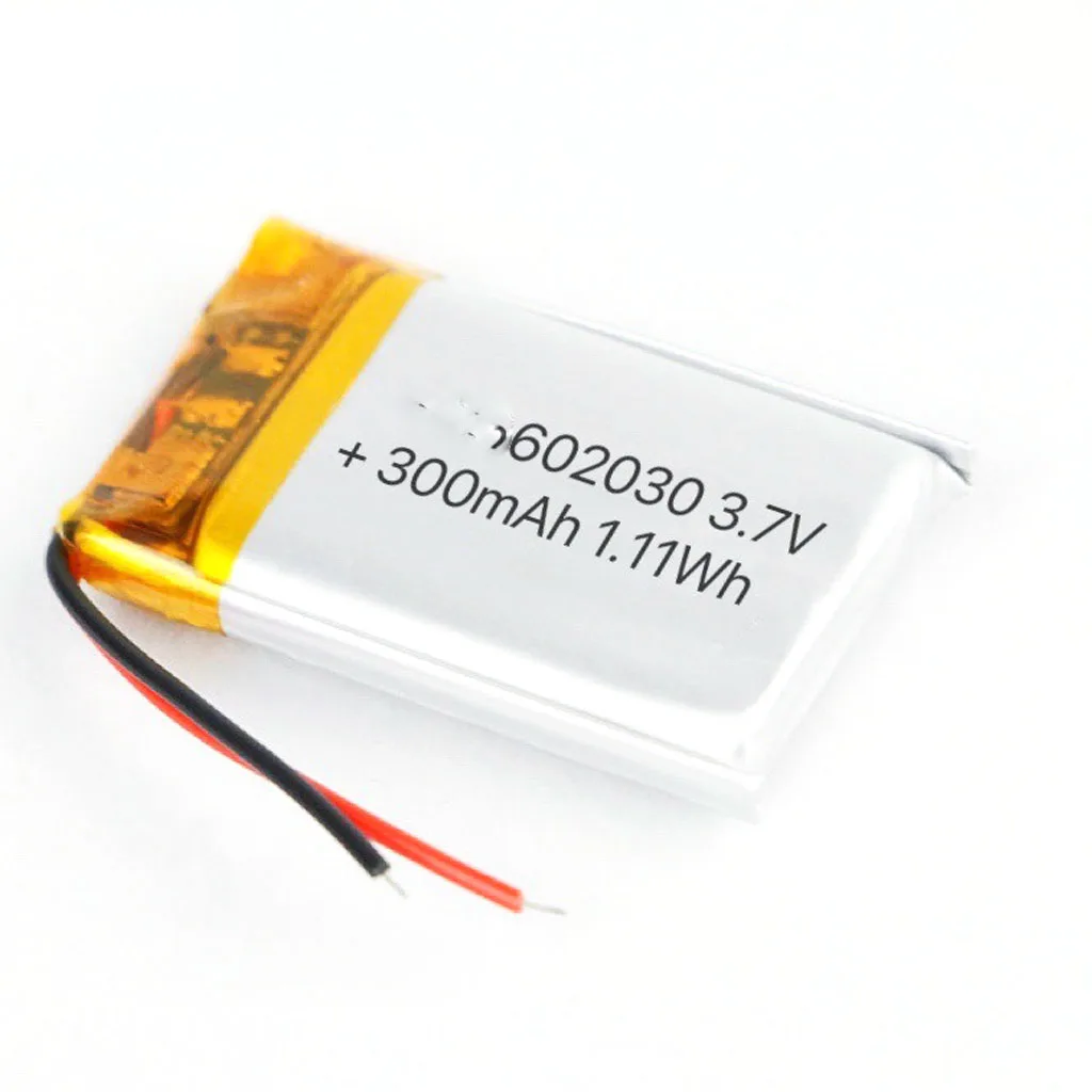 2/5/10/20 Pcs 3.7V 300mAh 602030 Lithium Polymer Ion Battery 2.0mm JST Connector
2/5/10/20 Pcs 3.7V 300mAh 602030 Lithium Polymer Ion Battery 2.0mm JST Connector