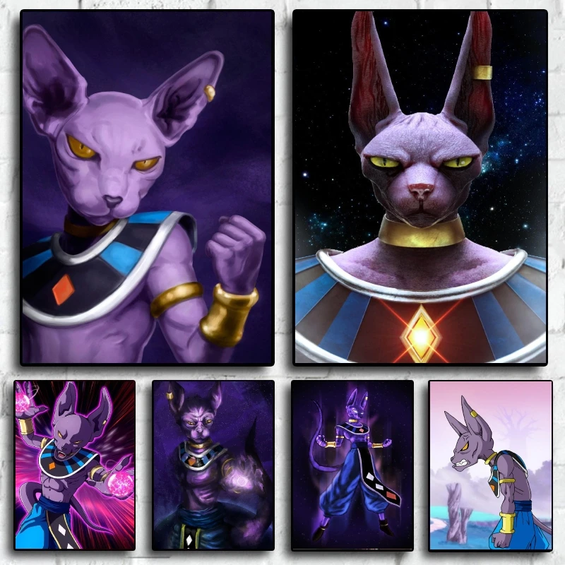 Anime Posters Beerus Wall Decoration Living Room Modern Home Gifts Cartoon Character Picture Prints and Prints Modular Painting
Anime Posters Beerus Wall Decoration Living Room Modern Home Gifts Cartoon Character Picture Prints and Prints Modular Painting