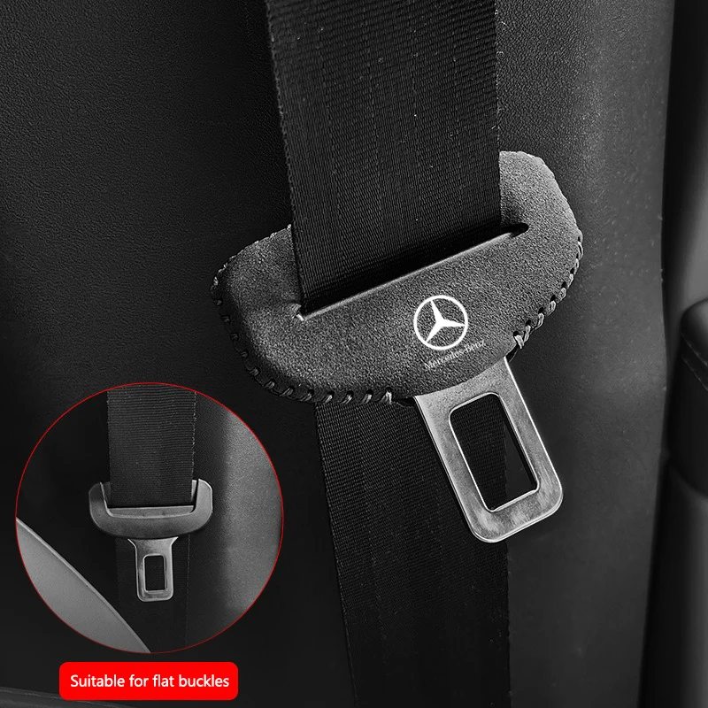 2pcs Suede Car Safety Seatbelt Buckle Protective Cover Accessories For Mercedes Benz A C E S G Class GLC CLE CLA GLB GLS sticker
2pcs Suede Car Safety Seatbelt Buckle Protective Cover Accessories For Mercedes Benz A C E S G Class GLC CLE CLA GLB GLS sticker