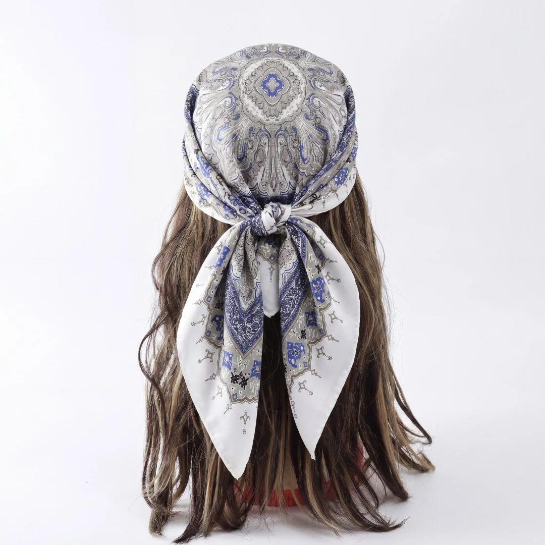 Fashion Scarf Hijab Bandana Handkerchief Silk Scarves Woman Headscarf Square Shawl Wraps Neckerchief Turban Headband Foulards
Fashion Scarf Hijab Bandana Handkerchief Silk Scarves Woman Headscarf Square Shawl Wraps Neckerchief Turban Headband Foulards