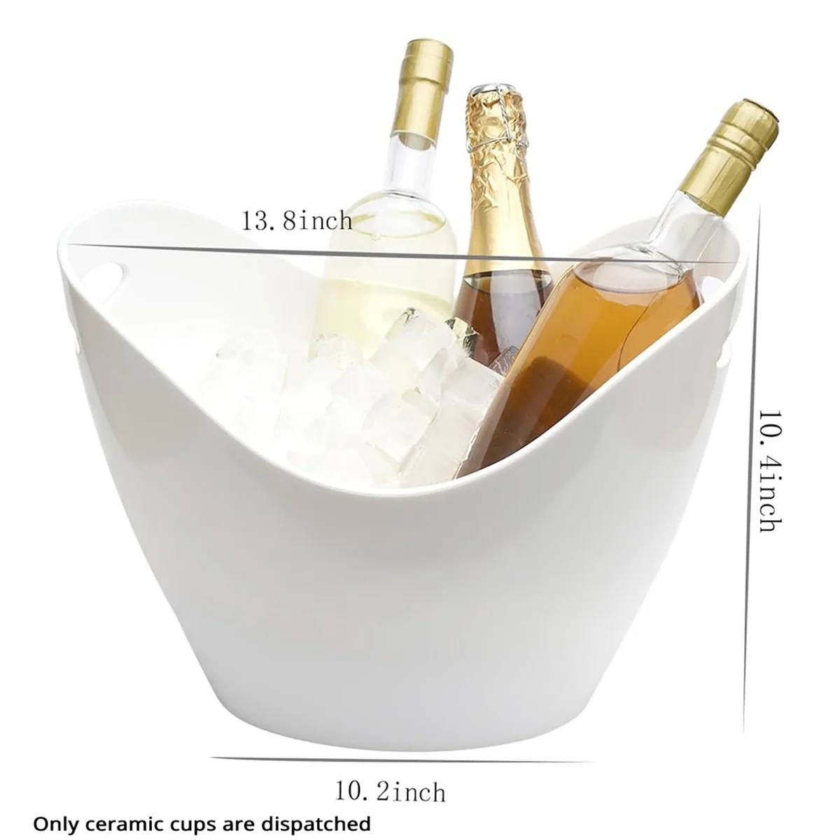 NEW Insulated Ice Bucket for Parties 8L, Large Drink Bucket for Cocktail Bar, Plastic Ice Holder
NEW Insulated Ice Bucket for Parties 8L, Large Drink Bucket for Cocktail Bar, Plastic Ice Holder