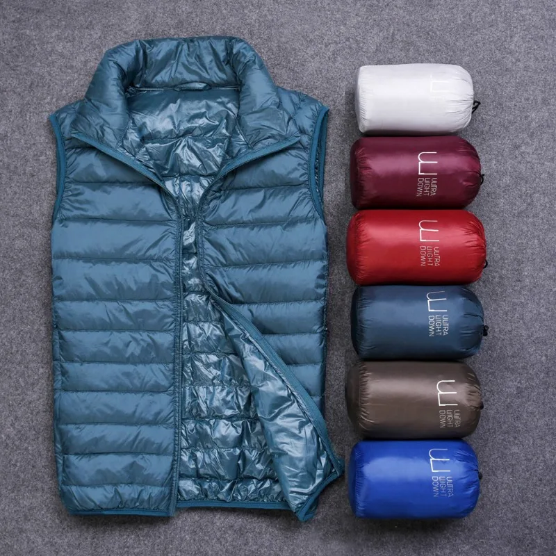 Women's Clothing Lightweight Down Jacket Men's Clothing Vest Short Style Stand-up Collar Thin Style Winter Clothing Lightweight
Women's Clothing Lightweight Down Jacket Men's Clothing Vest Short Style Stand-up Collar Thin Style Winter Clothing Lightweight