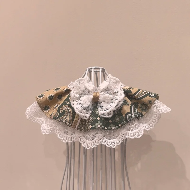 Нагрудник для домашних животных с кружевной отделкой — бандана для кошек и собак оригинального дизайна, регулируемый нагрудник для домашних животных для регдолл, щенков и мелких пород
Нагрудник для домашних животных с кружевной отделкой — бандана для кошек и собак оригинального дизайна, регулируемый нагрудник для домашних животных для регдолл, щенков и мелких пород