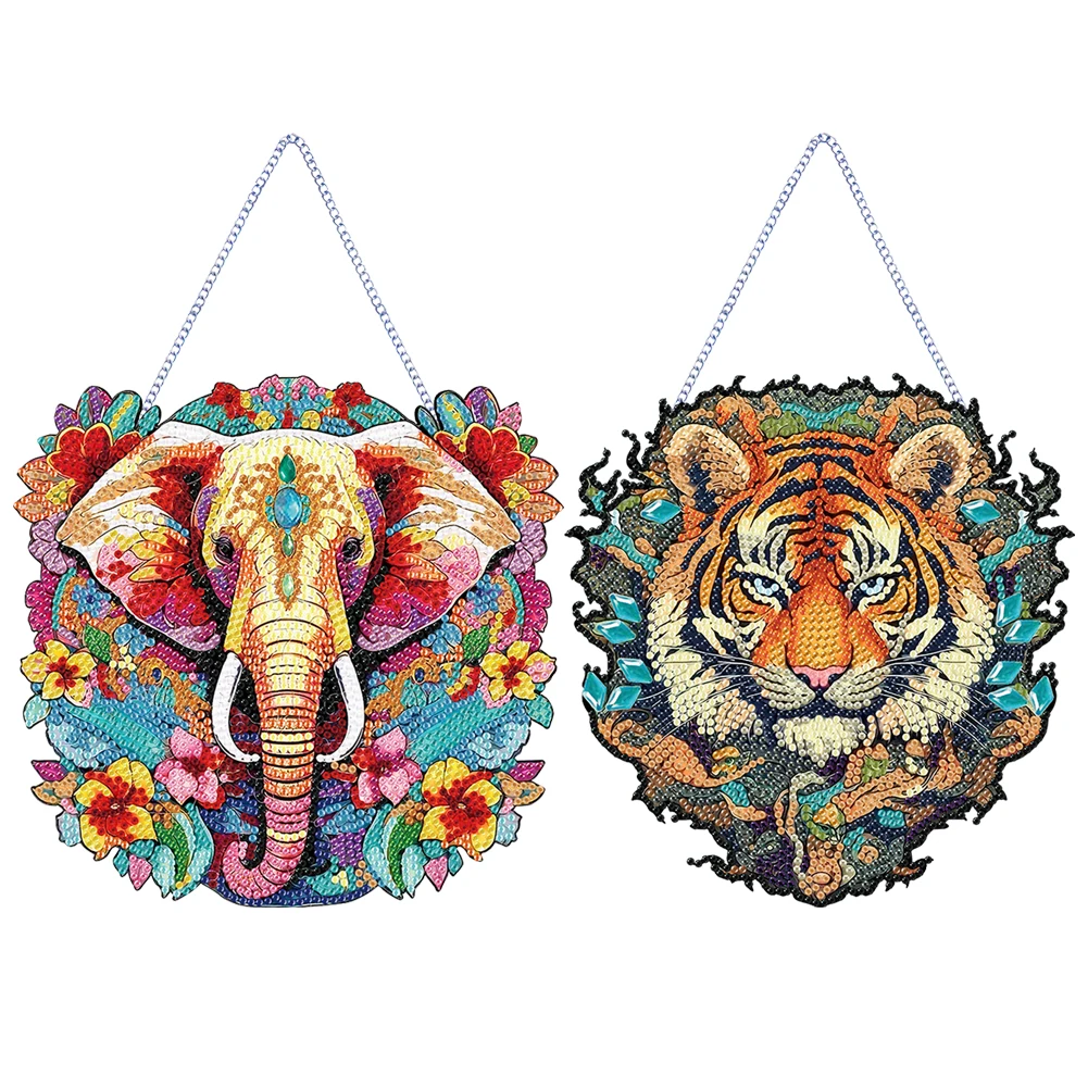 Acrylic Diamond Painting Home Decor Elephant Single-Sided Diamond Painting Hanging Pendant 5D DIY Diamond Painting Dots Pendant
Acrylic Diamond Painting Home Decor Elephant Single-Sided Diamond Painting Hanging Pendant 5D DIY Diamond Painting Dots Pendant