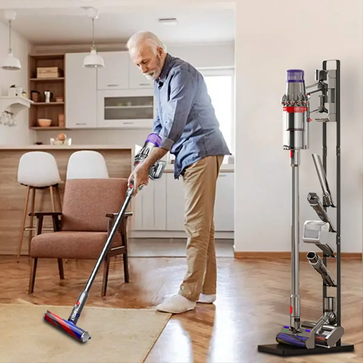 ABZD Vacuum Stand,Storage Bracket Stand Holder,Stable Vacuum Stand Fit for Dyson V15 V11 V10 V8 V7 Handheld Vacuum Cleaners
ABZD Vacuum Stand,Storage Bracket Stand Holder,Stable Vacuum Stand Fit for Dyson V15 V11 V10 V8 V7 Handheld Vacuum Cleaners