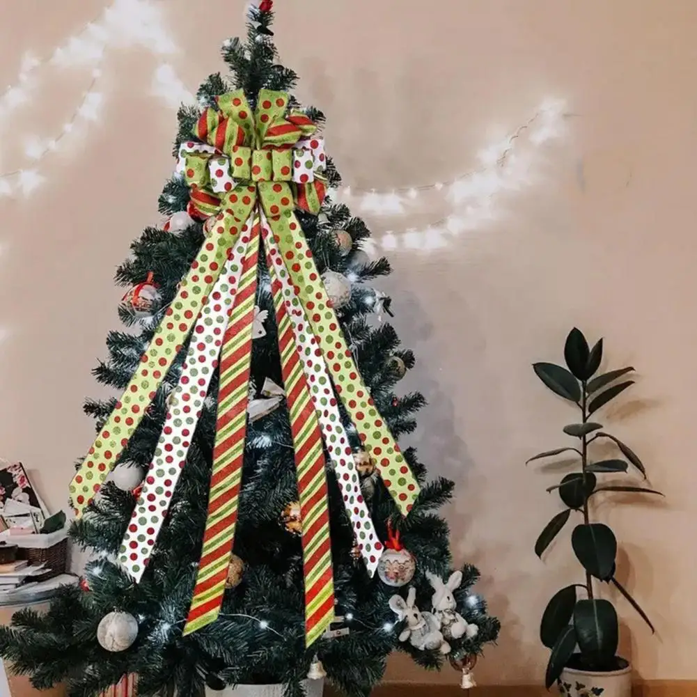 Christmas Tree Topper Wreath Bow Large Red Green Dot Xmas Gift Bow Winter Bow Knot Decoration Holiday Party Home Decorations
Christmas Tree Topper Wreath Bow Large Red Green Dot Xmas Gift Bow Winter Bow Knot Decoration Holiday Party Home Decorations