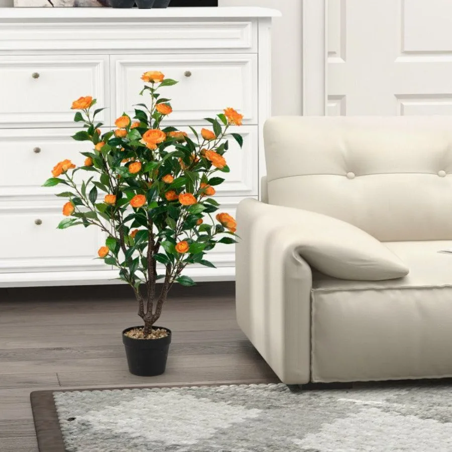 3.3 Feet Artificial Camellia Tree for Indoor and Outdoor Use, Premium PE Material, Natural Green, Realistic Petals and Lifelike
3.3 Feet Artificial Camellia Tree for Indoor and Outdoor Use, Premium PE Material, Natural Green, Realistic Petals and Lifelike