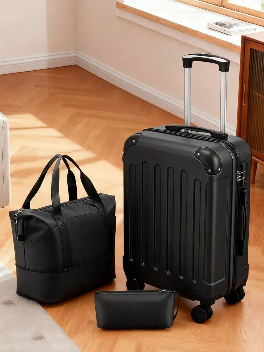 5 Piece Luggage Set Hardshell Suitcase With Spinner Wheels TSA Lock Toiletry Bag For Adult Travel
5 Piece Luggage Set Hardshell Suitcase With Spinner Wheels TSA Lock Toiletry Bag For Adult Travel