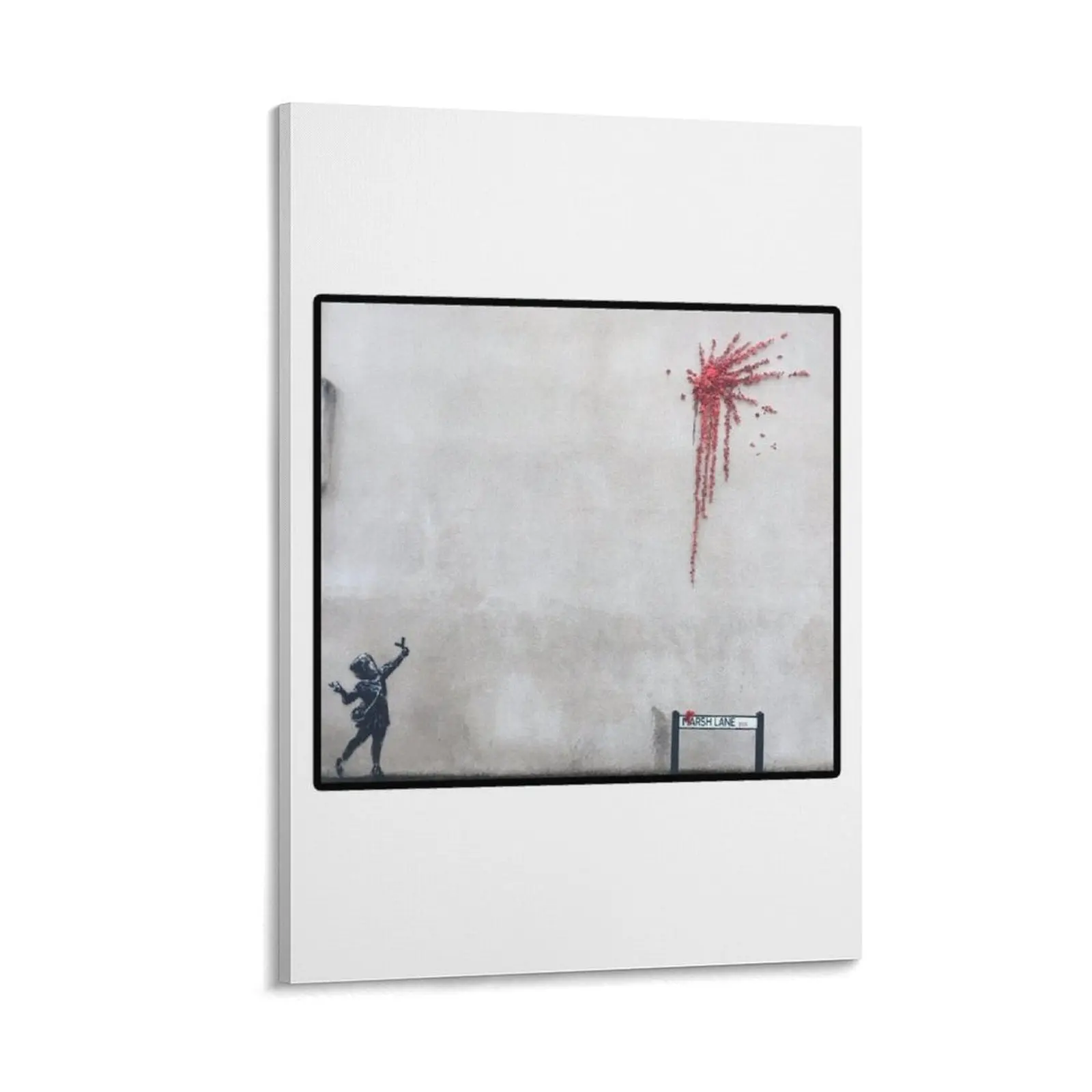 Banksy Girl Slingshot Flowers Bristol Valentines Day Canvas Painting accessories for home decor Wall posters room decorations
Banksy Girl Slingshot Flowers Bristol Valentines Day Canvas Painting accessories for home decor Wall posters room decorations