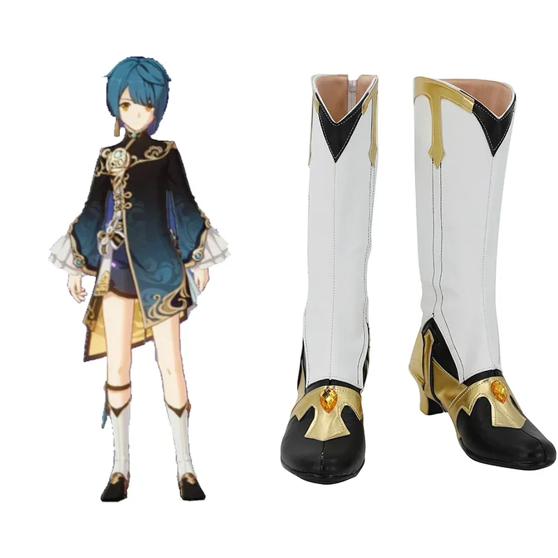 Genshin Impact Xing qiu Cosplay Shoes Boots Halloween Costumes Accessory Custom Made
Genshin Impact Xing qiu Cosplay Shoes Boots Halloween Costumes Accessory Custom Made