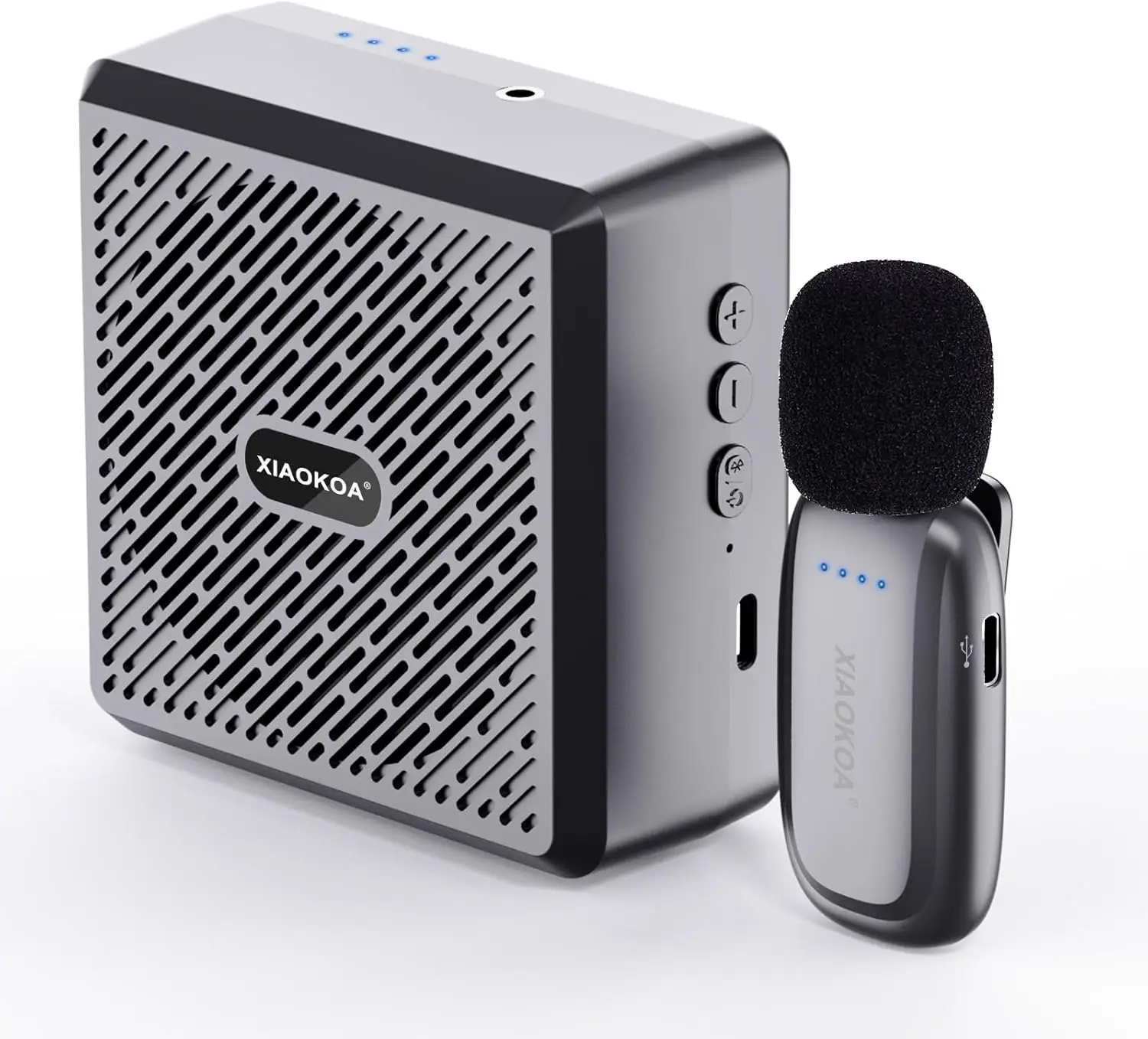 Wireless Voice Amplifier with Lavalier Microphone, Portable Bluetooth Speaker, 15W Megaphone for Teachers, Tour Guides, Meetings
Wireless Voice Amplifier with Lavalier Microphone, Portable Bluetooth Speaker, 15W Megaphone for Teachers, Tour Guides, Meetings