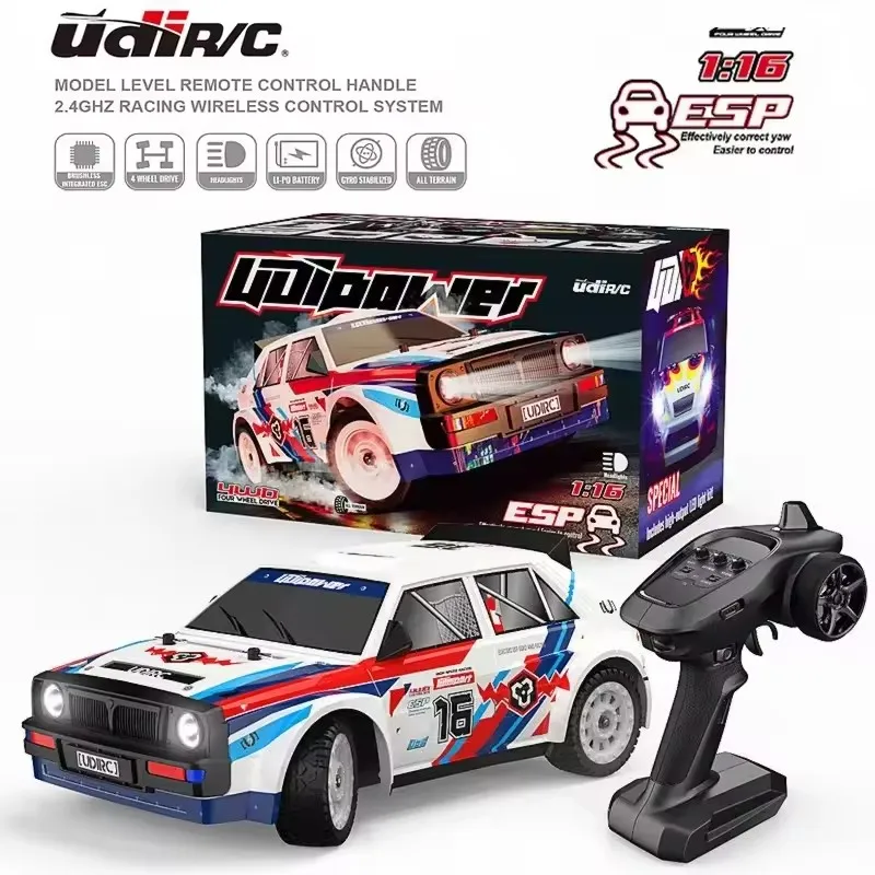 UDIR/C UD1603 Pro RC Racing Car 1/16 60km/h RC Car High Speed 2.4G Brushless 4WD Drift Remote Control Drift Car toys For Boys 
UDIR/C UD1603 Pro RC Racing Car 1/16 60km/h RC Car High Speed 2.4G Brushless 4WD Drift Remote Control Drift Car toys For Boys