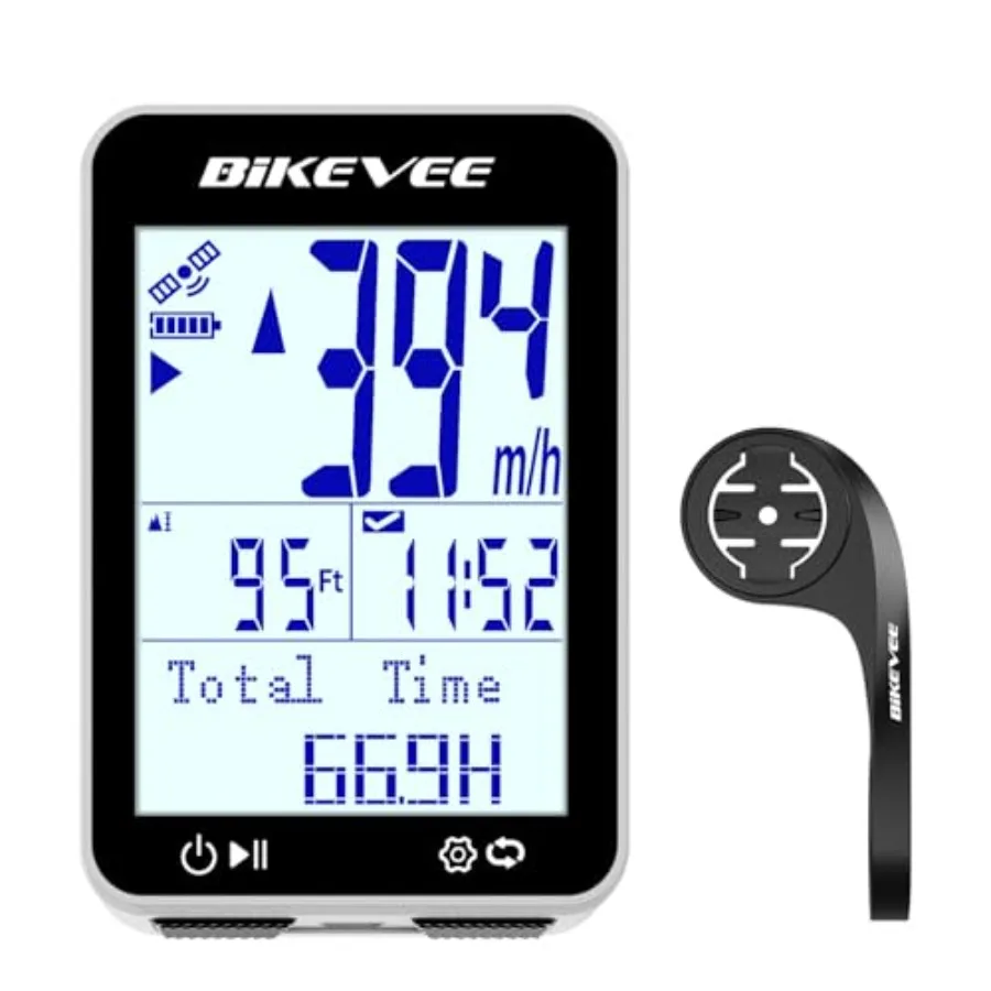 GPS Speedometer and Odometer - Wireless Bike Computer, Auto Start/Stop, Auto Backlight, IPX7 Waterproof, 2.4" LCD, Cycling Trac
GPS Speedometer and Odometer - Wireless Bike Computer, Auto Start/Stop, Auto Backlight, IPX7 Waterproof, 2.4" LCD, Cycling Trac