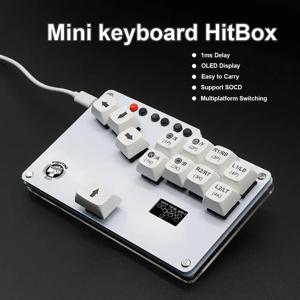 Mini Hitbox GP2040 Fightstick Keyboard Универсальный контроллер для PS3/для PS4/для коммутатора/для Mister/Steam
Mini Hitbox GP2040 Fightstick Keyboard Универсальный контроллер для PS3/для PS4/для коммутатора/для Mister/Steam