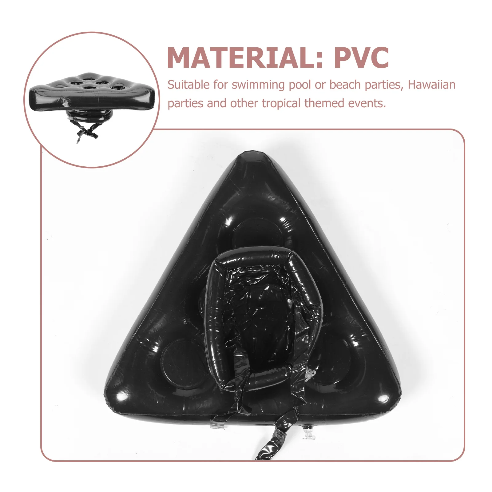 Creative Black Triangle Six-Hole Beer Holder Inflatable Pool Cup Holder Beverage Tray Pool Toss Game Triangular Cup Tray
Creative Black Triangle Six-Hole Beer Holder Inflatable Pool Cup Holder Beverage Tray Pool Toss Game Triangular Cup Tray