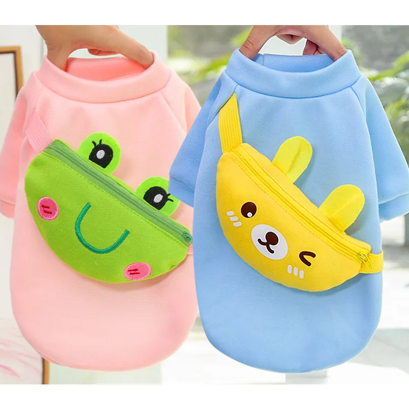 Cute Hoodie with Crossbody Zipper Bag for Dog, Cat Clothes, Two-legged Plus Velvet Cotton Coat, Puppy Jacket, Small Dog Shirtr
Cute Hoodie with Crossbody Zipper Bag for Dog, Cat Clothes, Two-legged Plus Velvet Cotton Coat, Puppy Jacket, Small Dog Shirtr