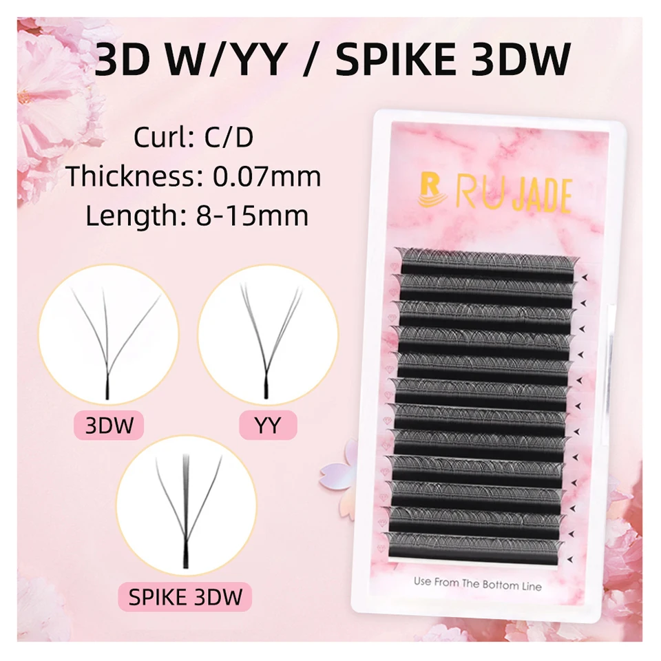 Lashrujade YY Shape Eyelash Extension 3D Handmade Automatic Flowering Premade Volume Fan Lashes Mesh Net Cross W Shaped Lashes
Lashrujade YY Shape Eyelash Extension 3D Handmade Automatic Flowering Premade Volume Fan Lashes Mesh Net Cross W Shaped Lashes