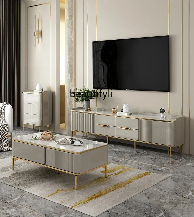 ss 8617 Rock slab TV cabinet light luxury high-end modern simple living room coffee table TV cabinet
ss 8617 Rock slab TV cabinet light luxury high-end modern simple living room coffee table TV cabinet