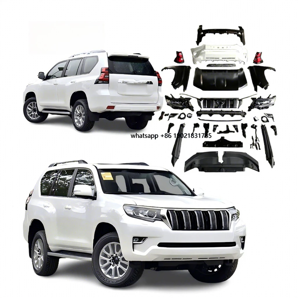 T-Bodykit for 2010-2017 Land Cruiser Prado Facelift to 2018 New Bodykit with High Quality Plug and Play LED Headlight Bumper
T-Bodykit for 2010-2017 Land Cruiser Prado Facelift to 2018 New Bodykit with High Quality Plug and Play LED Headlight Bumper