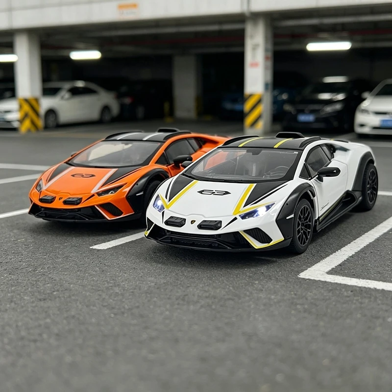 1:32 simulation Lamborghini Huracan Sterrato alloy car model ornament, doors can be opened, supercar lights, gifts, collection
1:32 simulation Lamborghini Huracan Sterrato alloy car model ornament, doors can be opened, supercar lights, gifts, collection