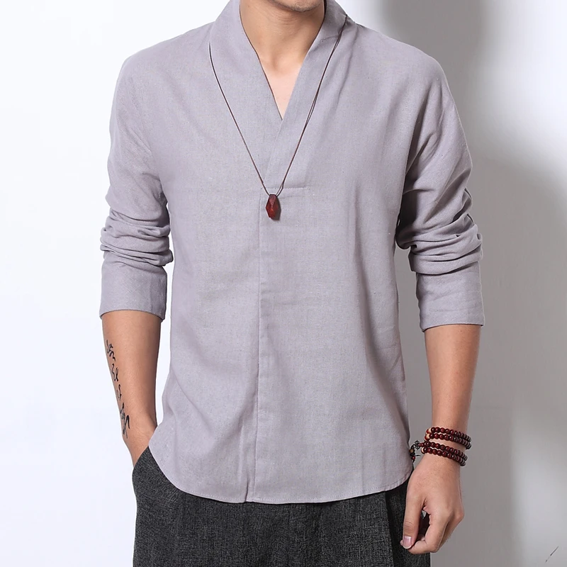 Hemp Shirt Men 2023 Mens Spring Long Sleeve V-Neck Shirts Men Soft Pure Slim Fit Chinese Style Linen Shirts Male Casual Blouse
Hemp Shirt Men 2023 Mens Spring Long Sleeve V-Neck Shirts Men Soft Pure Slim Fit Chinese Style Linen Shirts Male Casual Blouse
