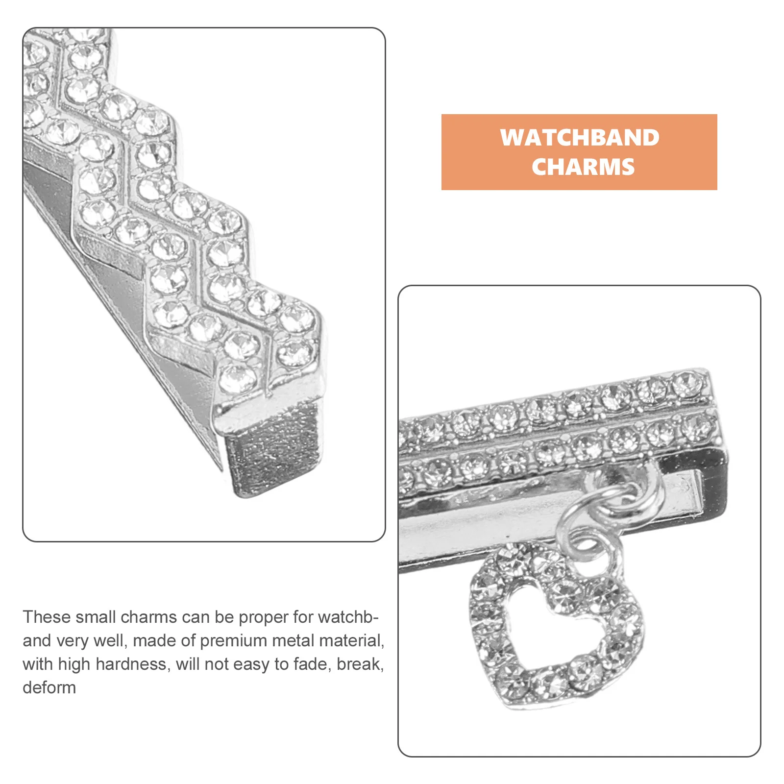 3Pcs Watchband Charms Premium Metal Rhinestone Decorative Rings for Smartwatch Strap Accessories Watchband Charms
3Pcs Watchband Charms Premium Metal Rhinestone Decorative Rings for Smartwatch Strap Accessories Watchband Charms