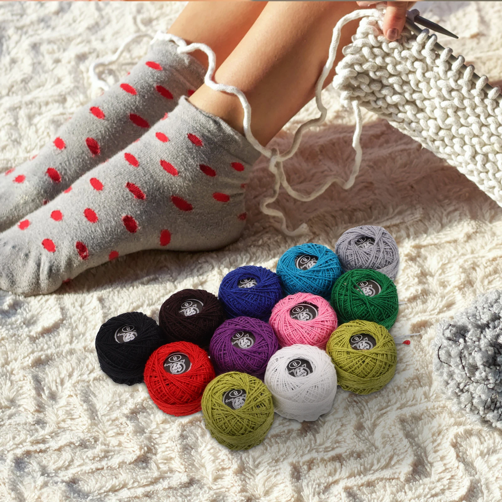 Cotton Embroidery Thread Set Bright Color Soft Durable Cross Stitch DIY Knitting Craft Supplies Decorative Bracelets
Cotton Embroidery Thread Set Bright Color Soft Durable Cross Stitch DIY Knitting Craft Supplies Decorative Bracelets