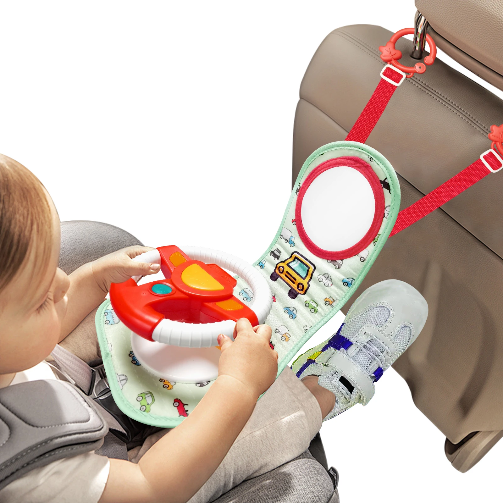 Baby Car Eletric Steering Wheel Toy with Music Simulate Driving Car Baby Seat Copilot Toys Hanging Toys for Todder 0-12M Gifts
Baby Car Eletric Steering Wheel Toy with Music Simulate Driving Car Baby Seat Copilot Toys Hanging Toys for Todder 0-12M Gifts