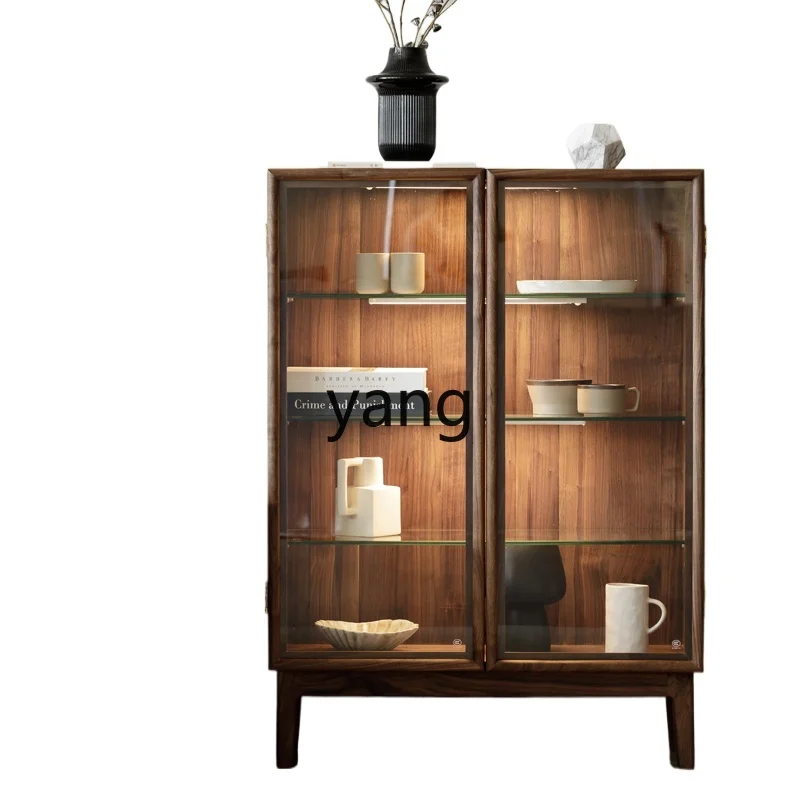 LT solid wood display cabinet tea set porcelain glass storage side cabinet
LT solid wood display cabinet tea set porcelain glass storage side cabinet