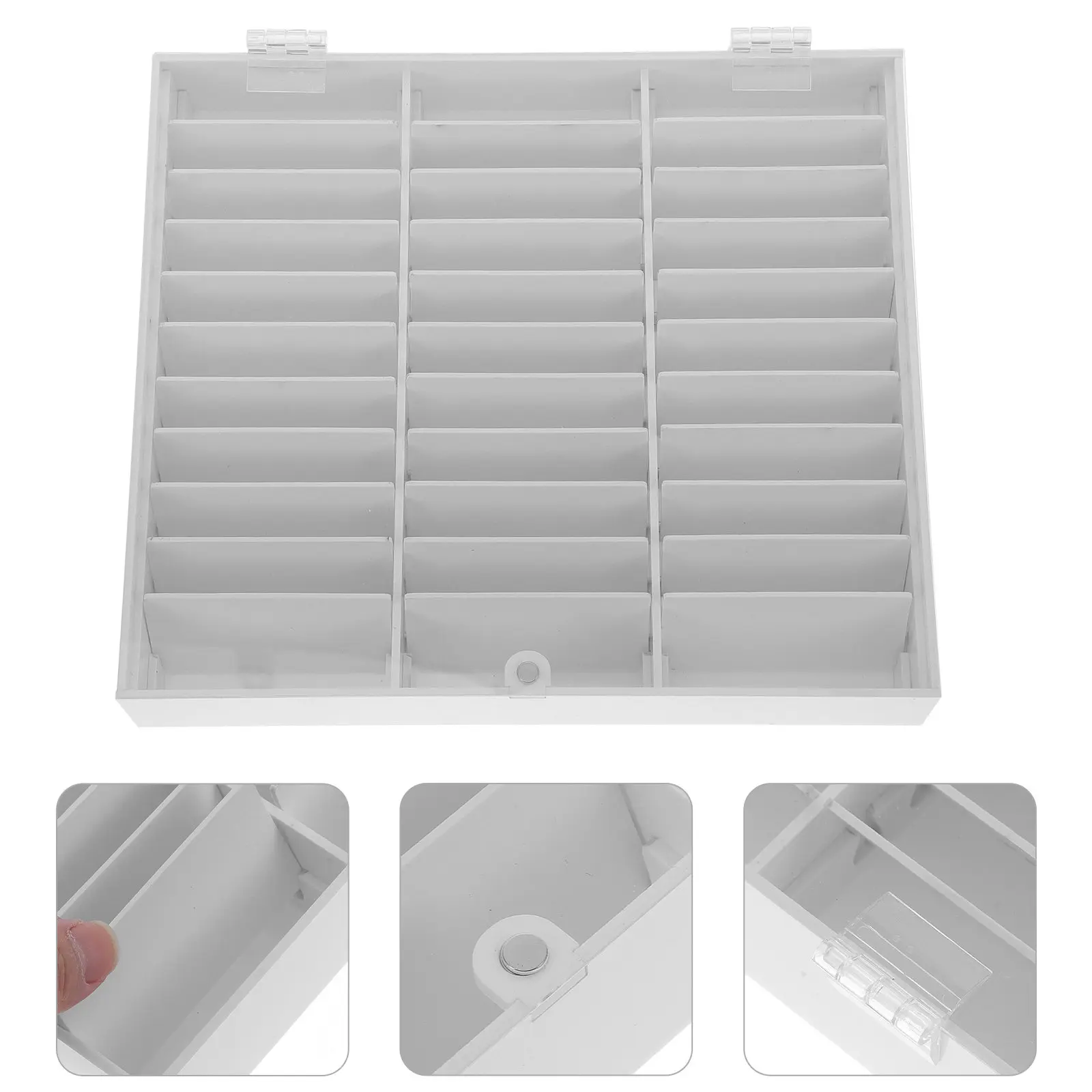 Органайзер для накладных ногтей на 33 ячейки, прозрачный футляр для хранения и демонстрации маникюрных накладок, коробка для хранения принадлежностей для маникюра
Органайзер для накладных ногтей на 33 ячейки, прозрачный футляр для хранения и демонстрации маникюрных накладок, коробка для хранения принадлежностей для маникюра