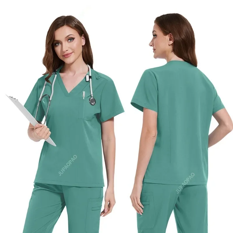 Quick-Dry Stretch Fabric Medical Uniform Women Scrub Nursing Set Doctor Nurse Outfit Pediatric Surgery Uniform Nurse Accessories
Quick-Dry Stretch Fabric Medical Uniform Women Scrub Nursing Set Doctor Nurse Outfit Pediatric Surgery Uniform Nurse Accessories