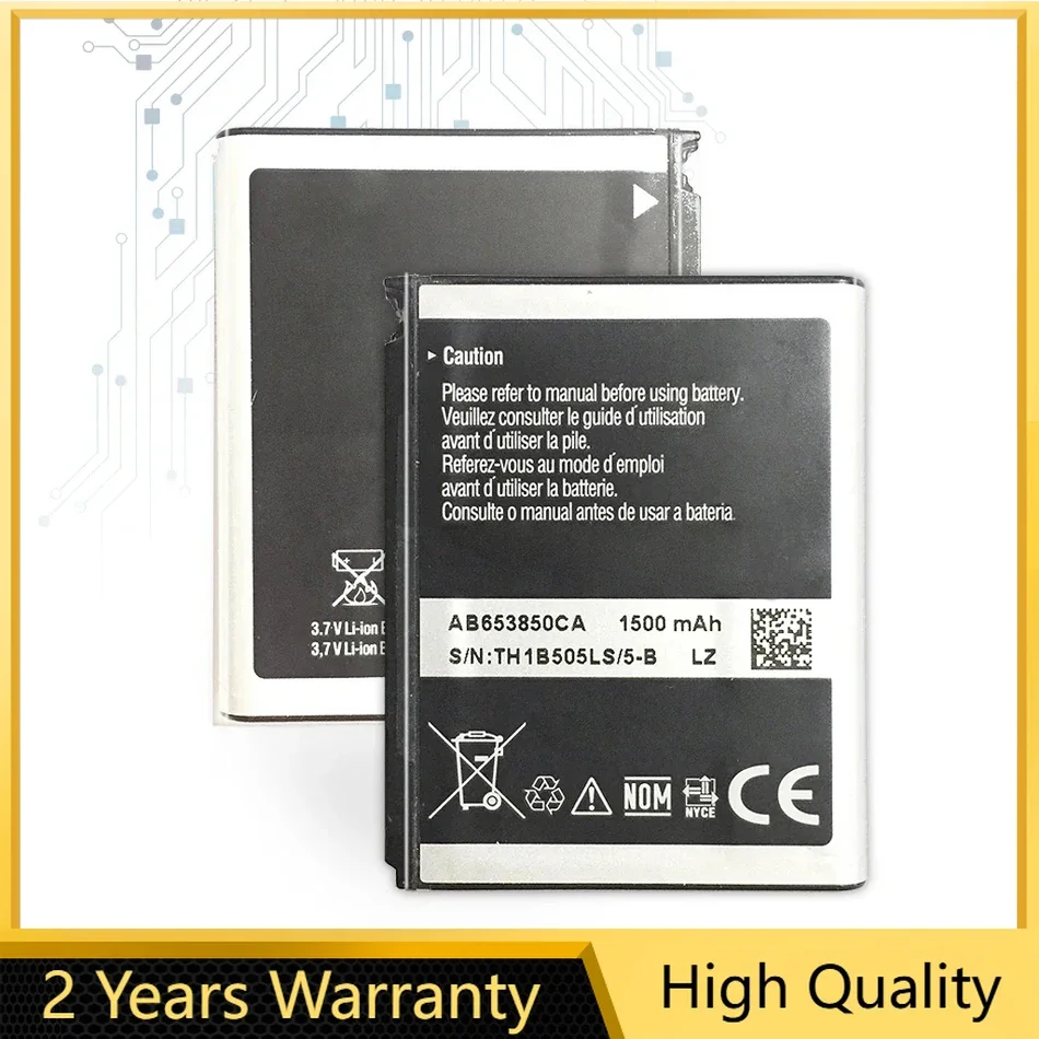 KiKiss 1500mAh Phone Battery AB653850CA For Samsung Nexus S I900 Omnia SGH-i900 SGH-i908 I9020 T939 M900 Moment I220 SGH-T939
KiKiss 1500mAh Phone Battery AB653850CA For Samsung Nexus S I900 Omnia SGH-i900 SGH-i908 I9020 T939 M900 Moment I220 SGH-T939