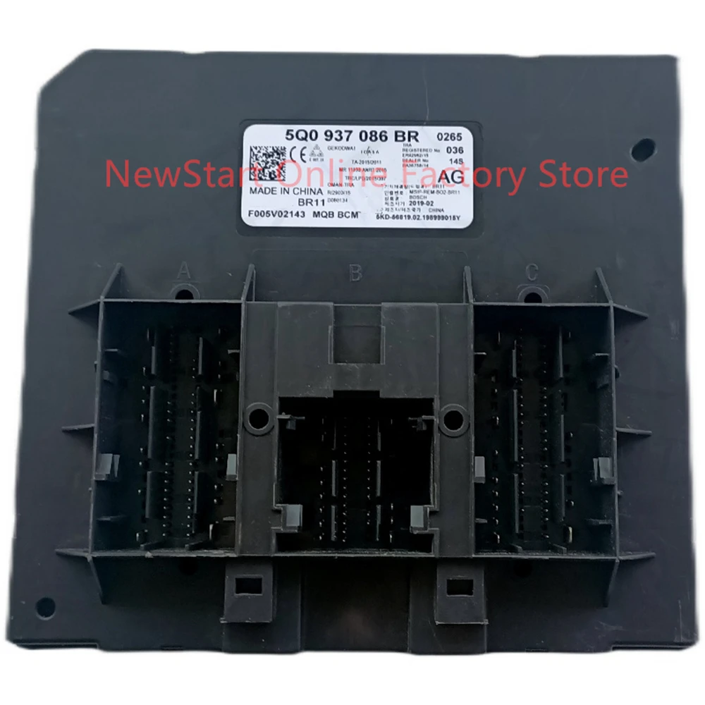 New BCM Body Computer Module 5Q0937086,5Q0937086AH,5Q0937086AK,5Q0937086BR,5Q0937086BQ Fit for VW-Accessory
New BCM Body Computer Module 5Q0937086,5Q0937086AH,5Q0937086AK,5Q0937086BR,5Q0937086BQ Fit for VW-Accessory