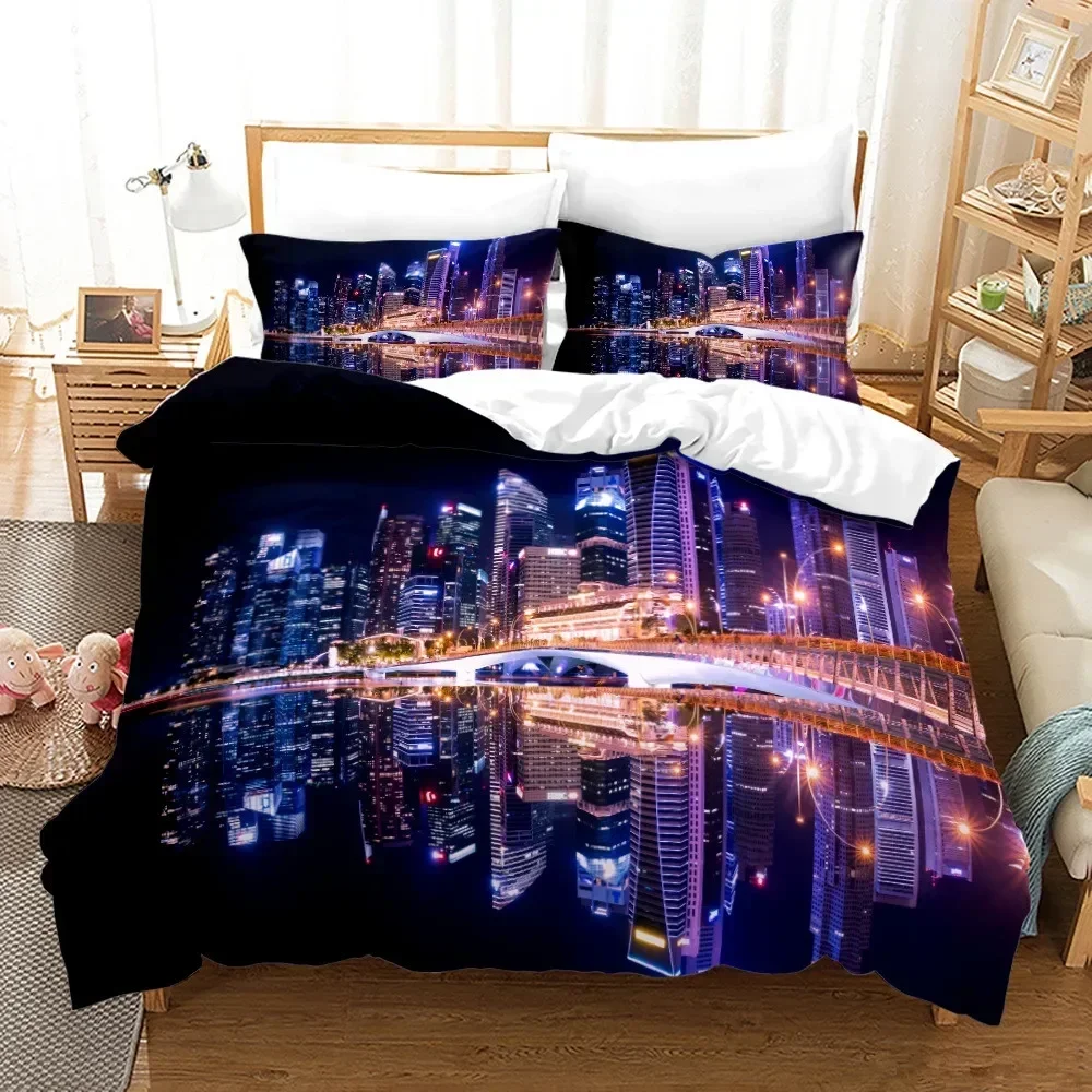 Luxury New 3D Print New York City Night View Bedding Set Queen King Size Duvet Cover Pillowcase Set Soft Home Textile Bedclothes
Luxury New 3D Print New York City Night View Bedding Set Queen King Size Duvet Cover Pillowcase Set Soft Home Textile Bedclothes