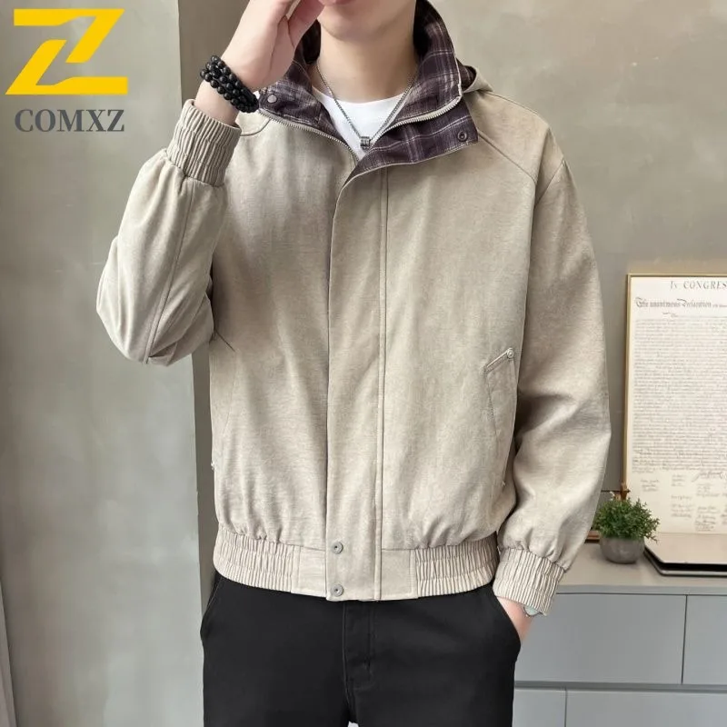 COMXZ Мужская куртка Классическая с капюшоном для приключений на открытом воздухе Многофункциональное ветрозащитное пальто для пеших прогулок и путешествий Легкая весенне-осенняя одежда
COMXZ Мужская куртка Классическая с капюшоном для приключений на открытом воздухе Многофункциональное ветрозащитное пальто для пеших прогулок и путешествий Легкая весенне-осенняя одежда