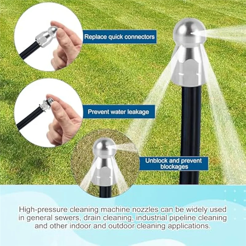 B08B-Набор насадок для канализационных форсунок, канализационные форсунки, мойка высокого давления, инструмент для очистки канализации, инструменты для очистки канализации
B08B-Набор насадок для канализационных форсунок, канализационные форсунки, мойка высокого давления, инструмент для очистки канализации, инструменты для очистки канализации