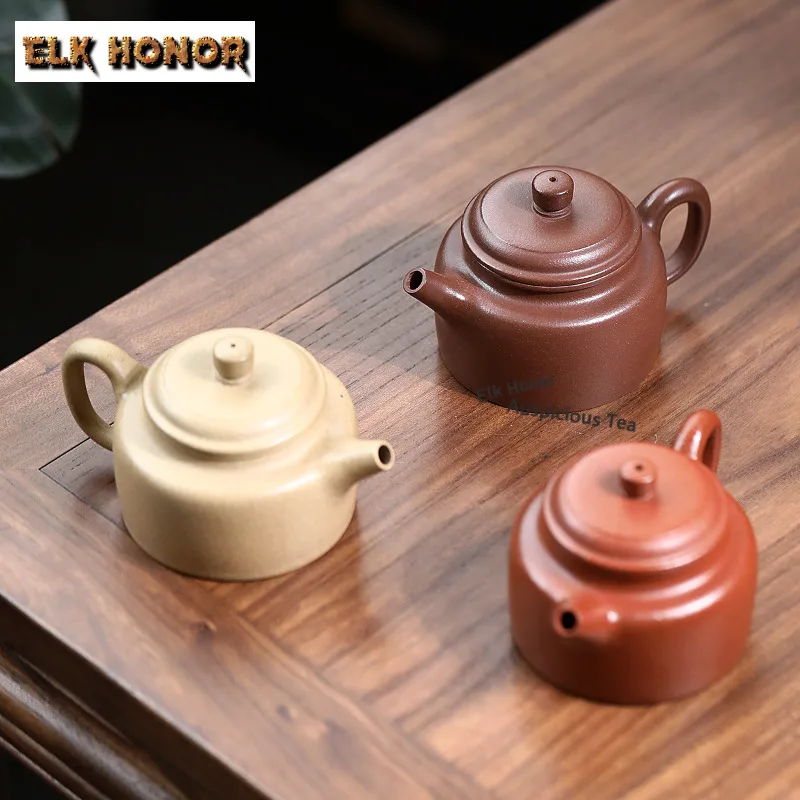 170ml High-end Yixing Purple Clay Teapots Handmade Dezhong Pot Raw Ore Mud Kettle Zisha Tea Set Cafes Collection Gifts Craft
170ml High-end Yixing Purple Clay Teapots Handmade Dezhong Pot Raw Ore Mud Kettle Zisha Tea Set Cafes Collection Gifts Craft
