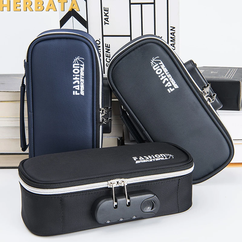 Men's Minimalist Canvas Pencil Case High-capacity Portable Korean Student Stationery Bags With Lock School Supplies
Men's Minimalist Canvas Pencil Case High-capacity Portable Korean Student Stationery Bags With Lock School Supplies