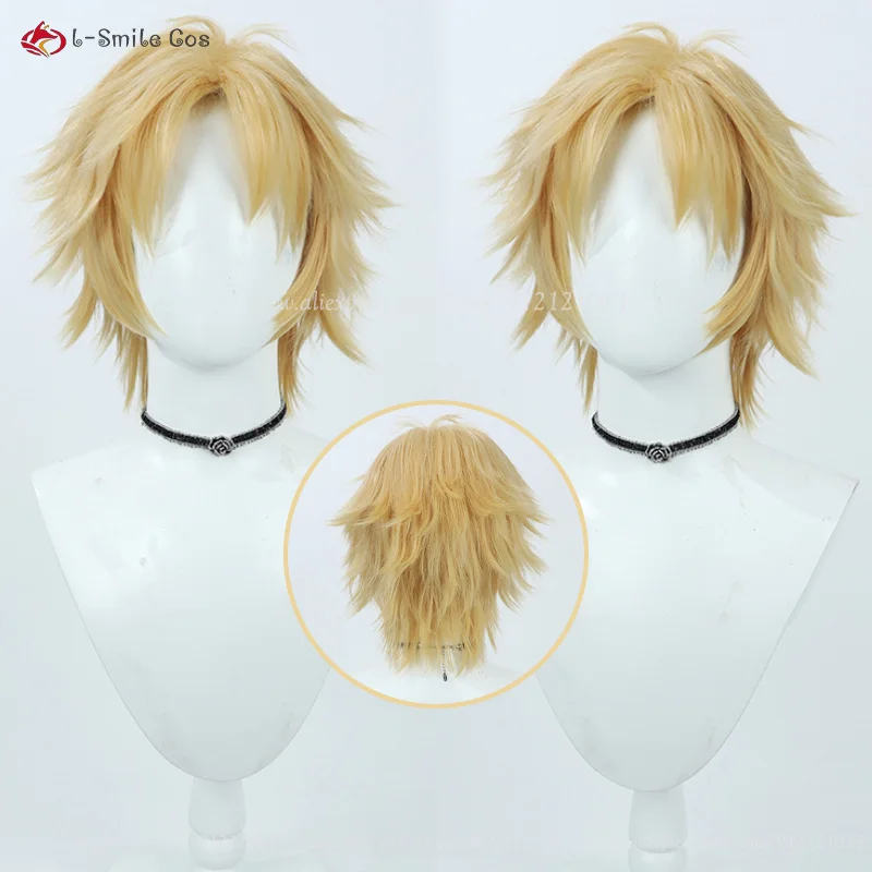 Game FFX Tidus Cosplay Wig Short Blonde Yellow Anime Wig Heat Resistance Synthetic Hair Halloween Party Wigs + Wig Cap
Game FFX Tidus Cosplay Wig Short Blonde Yellow Anime Wig Heat Resistance Synthetic Hair Halloween Party Wigs + Wig Cap