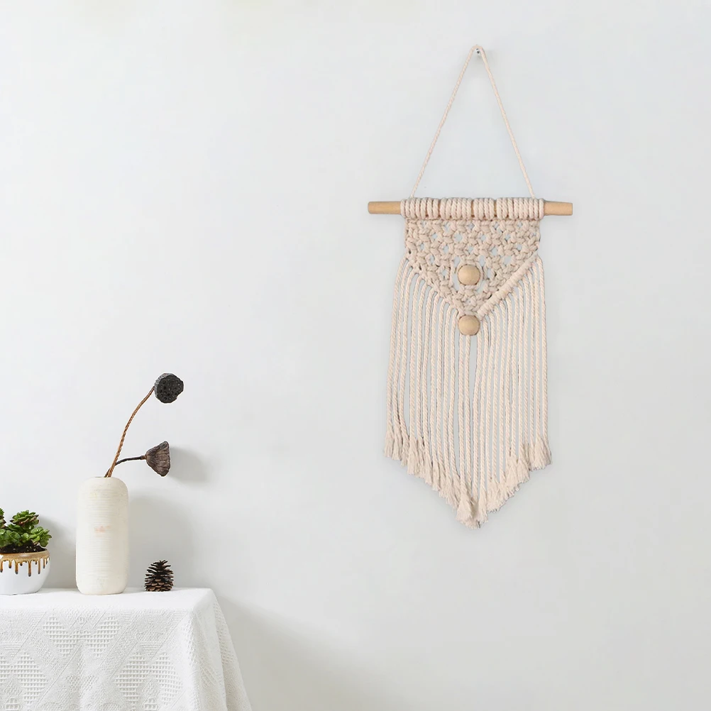 Bohemian Woven Macrame Wall Hanging Warm Rustic Room Decor Bedroom Living Room Home Wall Tapestry Housewarming Gift
Bohemian Woven Macrame Wall Hanging Warm Rustic Room Decor Bedroom Living Room Home Wall Tapestry Housewarming Gift