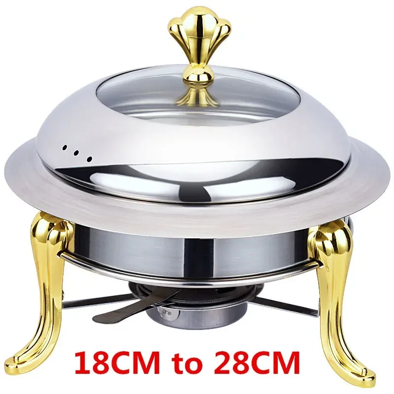 Golden stainless steel alcohol stove household commercial Removable small chafing dish solid fuel boiler small cooking hot pots
Golden stainless steel alcohol stove household commercial Removable small chafing dish solid fuel boiler small cooking hot pots