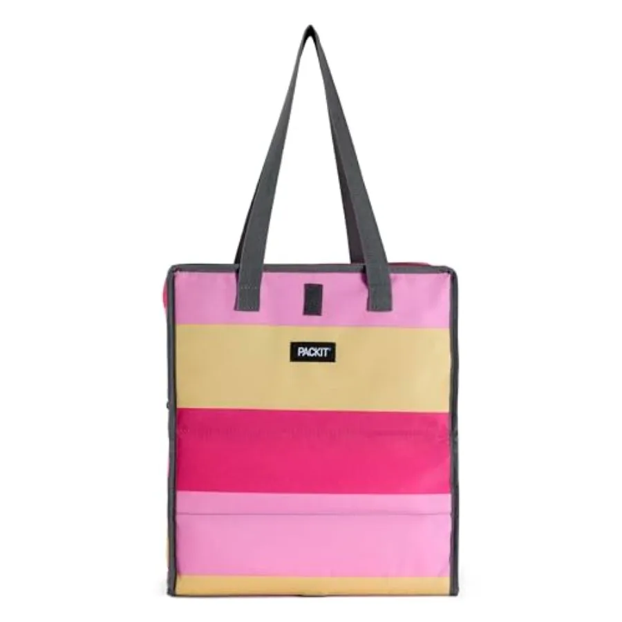 Freezable Grocery Tote,,Built with EcoFreeze Technology, Foldable, Collapsible, Reusable, Zip Closure, Dual handles, Great for
Freezable Grocery Tote,,Built with EcoFreeze Technology, Foldable, Collapsible, Reusable, Zip Closure, Dual handles, Great for