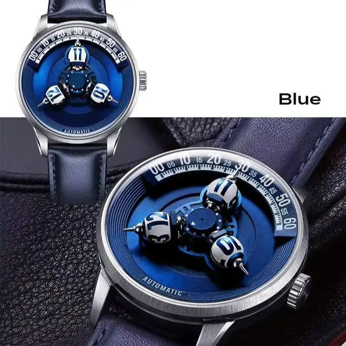Vortichron 41mm Luxury Men Mechanical Watch Miyota 8215 Movement Spherical Star-Patterned Dial Luminous Sapphire 50M Waterproof
Vortichron 41mm Luxury Men Mechanical Watch Miyota 8215 Movement Spherical Star-Patterned Dial Luminous Sapphire 50M Waterproof
