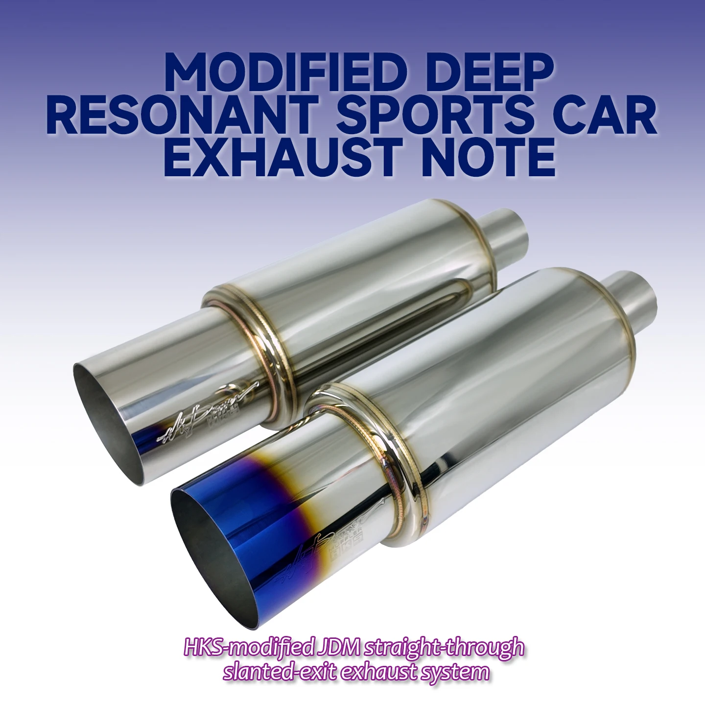 HKS 89mm Straight-through Car Exhaust Pipe - High-quality stainless steel racing sports exhaust system for cars
HKS 89mm Straight-through Car Exhaust Pipe - High-quality stainless steel racing sports exhaust system for cars