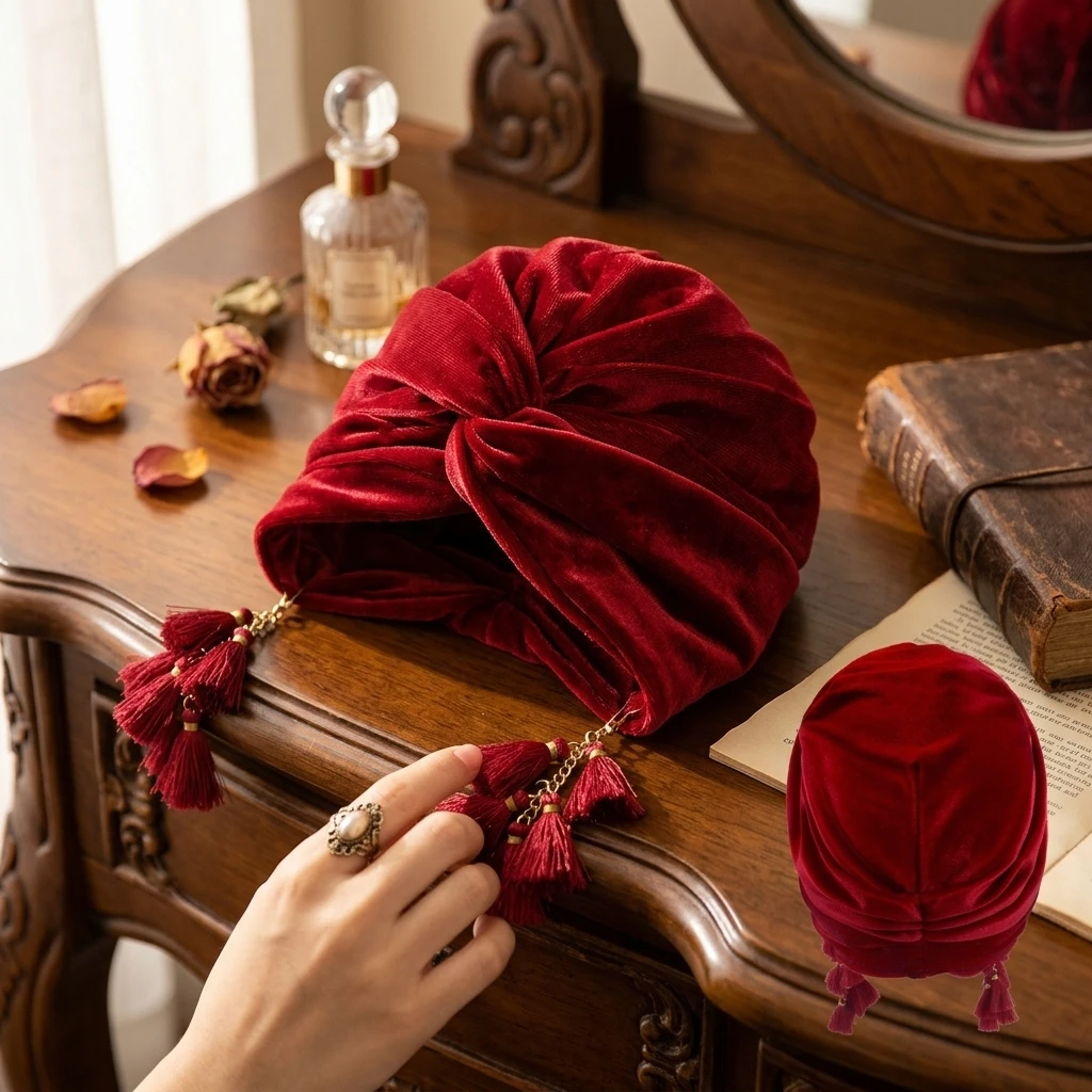 Bohemian Fringe Headband Hat For Women Vintage Cross Knit Cap With Soft Cotton Blend
Bohemian Fringe Headband Hat For Women Vintage Cross Knit Cap With Soft Cotton Blend