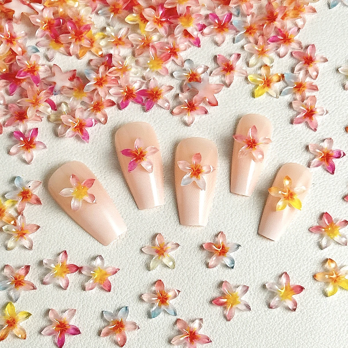 30PCS 3D Sweet Ice Transparent Cherry Blossom Resin Nail Charms Creative Colorful Lily Flowers Series Nail Art Decorations DIY
30PCS 3D Sweet Ice Transparent Cherry Blossom Resin Nail Charms Creative Colorful Lily Flowers Series Nail Art Decorations DIY