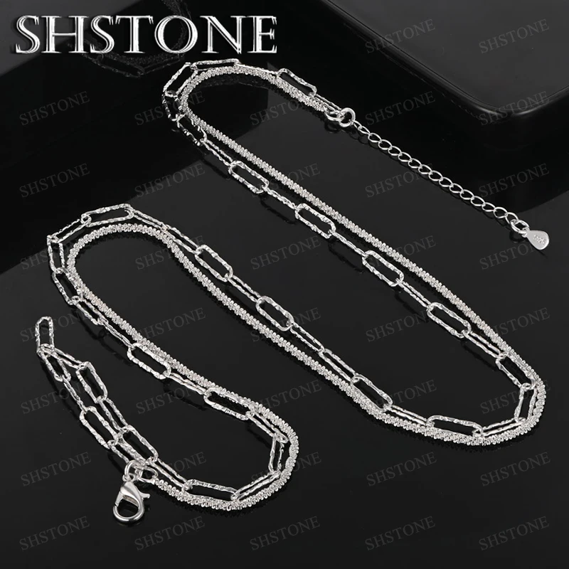 Handmade Make Original Necklace 925 Sterling Silver Necklace Fine Jewelry For Women Man Fashion Delicate Necklace Accessories
Handmade Make Original Necklace 925 Sterling Silver Necklace Fine Jewelry For Women Man Fashion Delicate Necklace Accessories