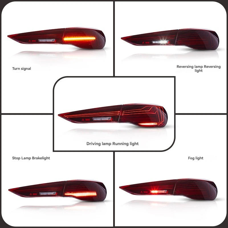 LED Tail Lights 36W 6000K for 4 Series 12V Retrofit/Upgrade 4600 Lumens 80000H Lifespan PC ABS Material YAB-BW4-0515A
LED Tail Lights 36W 6000K for 4 Series 12V Retrofit/Upgrade 4600 Lumens 80000H Lifespan PC ABS Material YAB-BW4-0515A