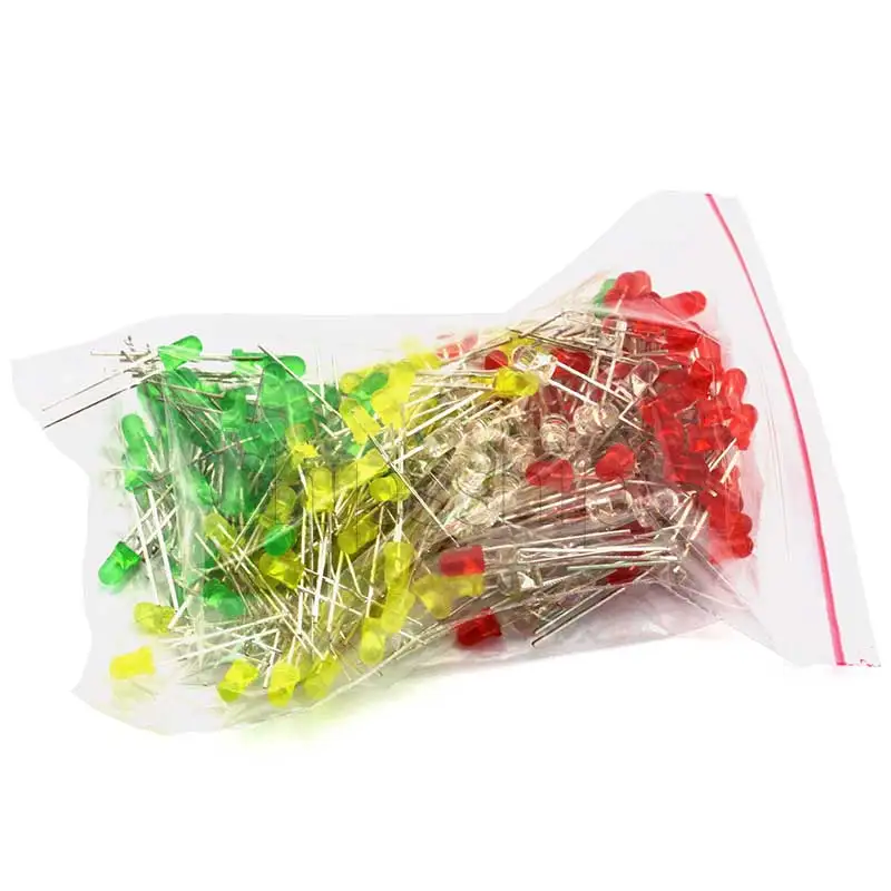 3mmLED Light Emitting Diode Package Red Green Yellow White 4 Kinds 50 each totally 200
3mmLED Light Emitting Diode Package Red Green Yellow White 4 Kinds 50 each totally 200